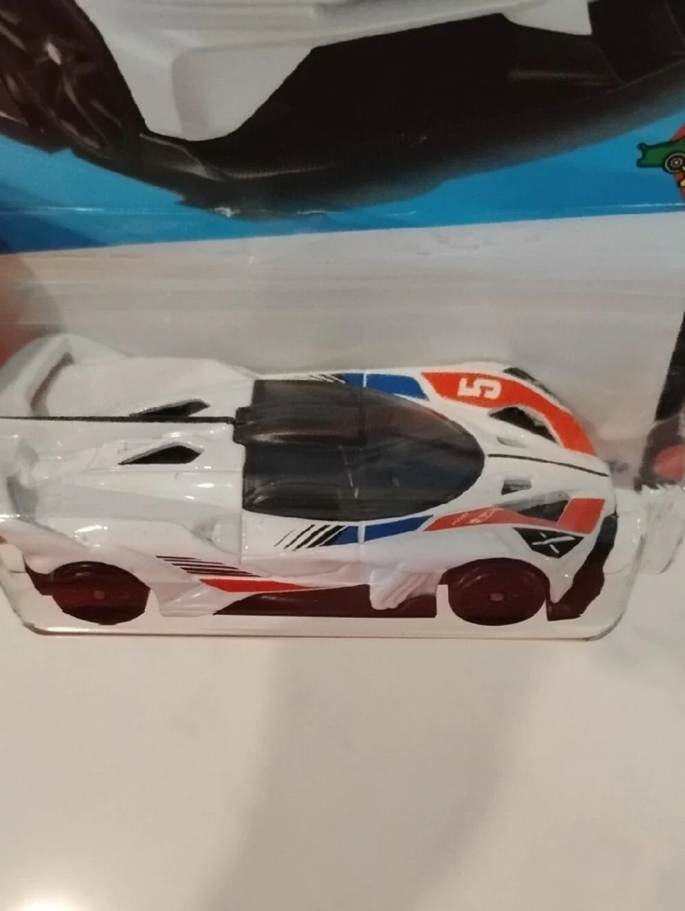 Mattel Hot Wheels Bugatti Bolide Toy Car - White, Black, Red